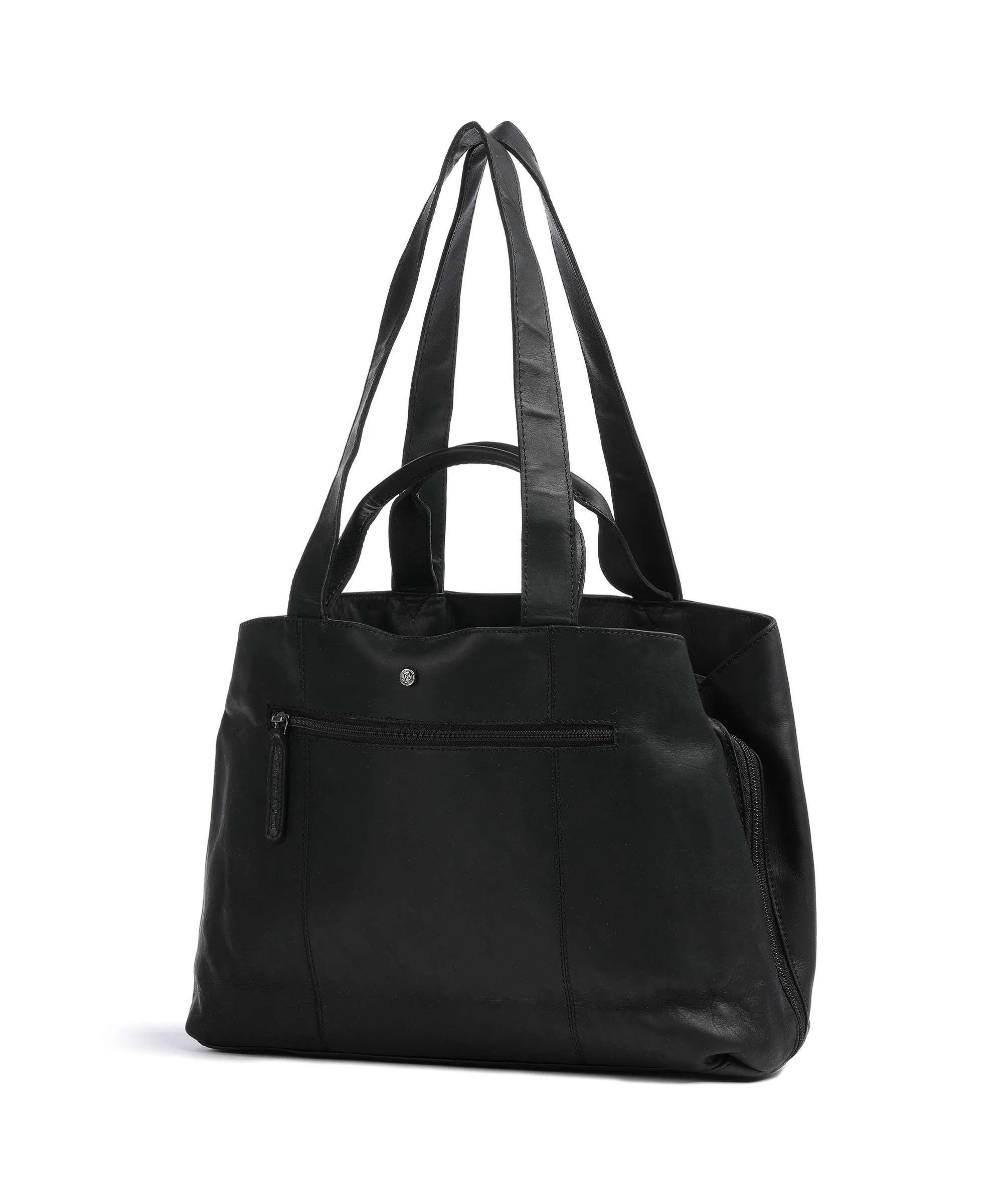  The Chesterfield Brand Gail Borsa shopper pelle di vacchetta pull-up nero  