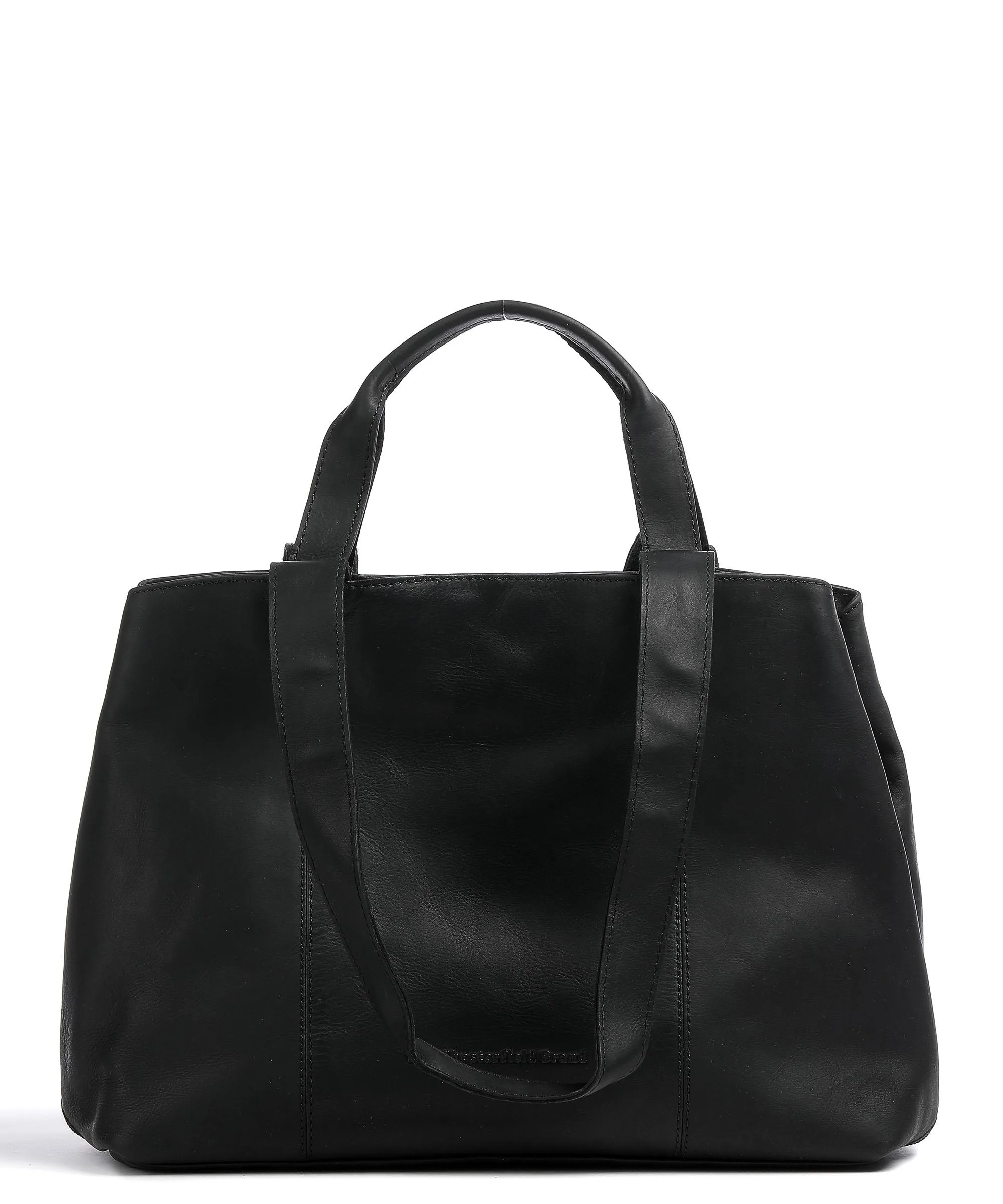  The Chesterfield Brand Gail Borsa shopper pelle di vacchetta pull-up nero  