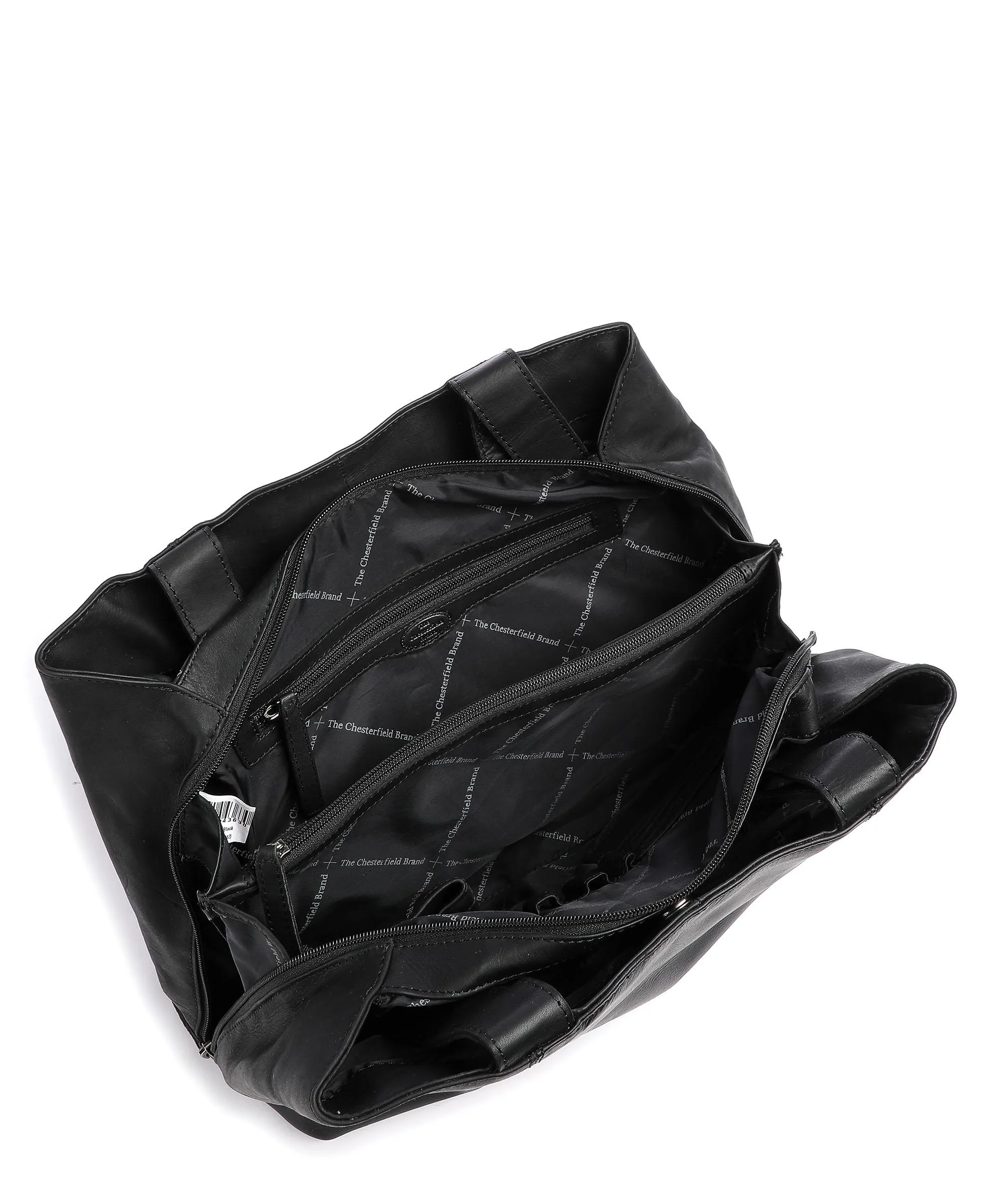  The Chesterfield Brand Gail Borsa shopper pelle di vacchetta pull-up nero  