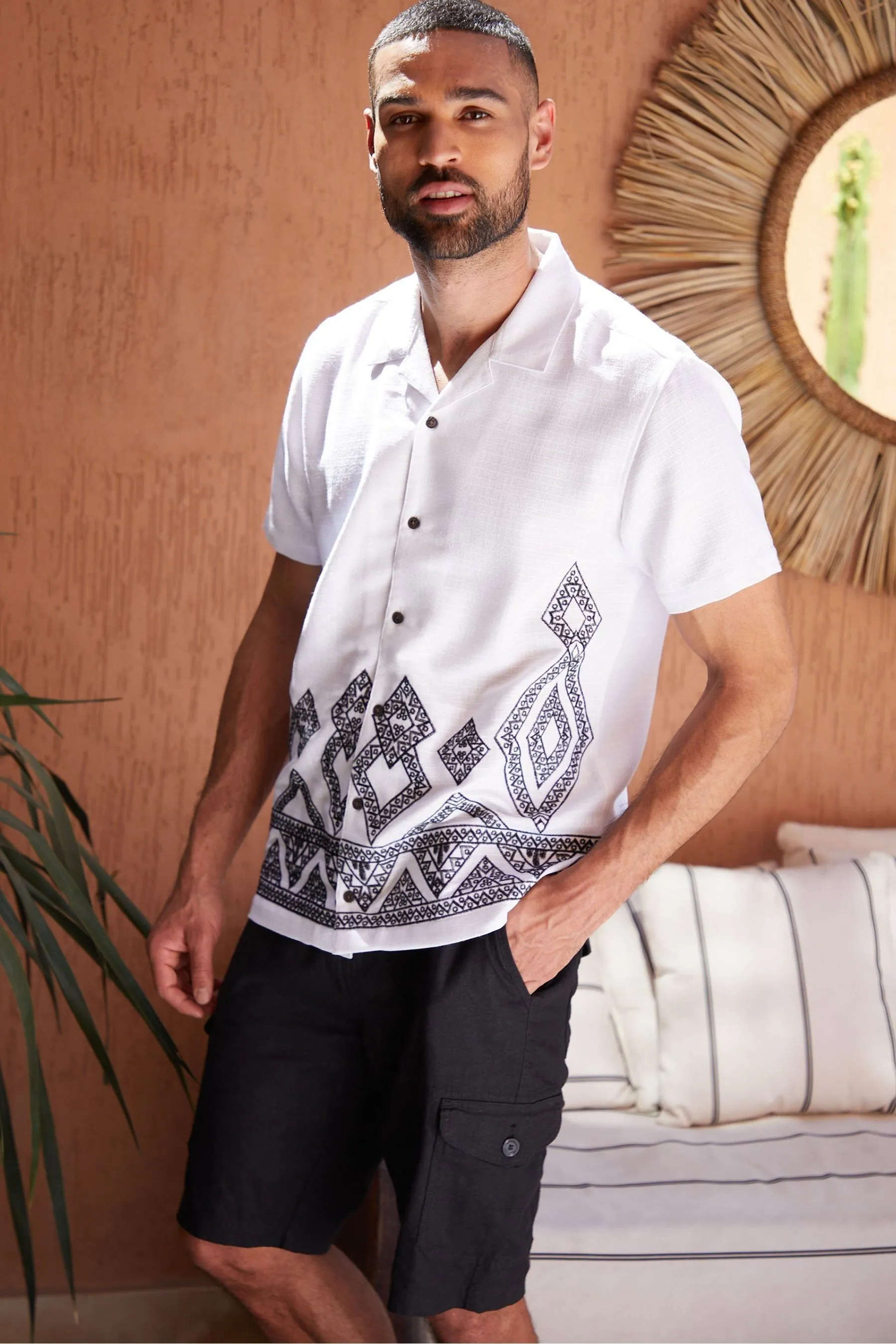 Threadbare - Shorts cargo Blend in lino
