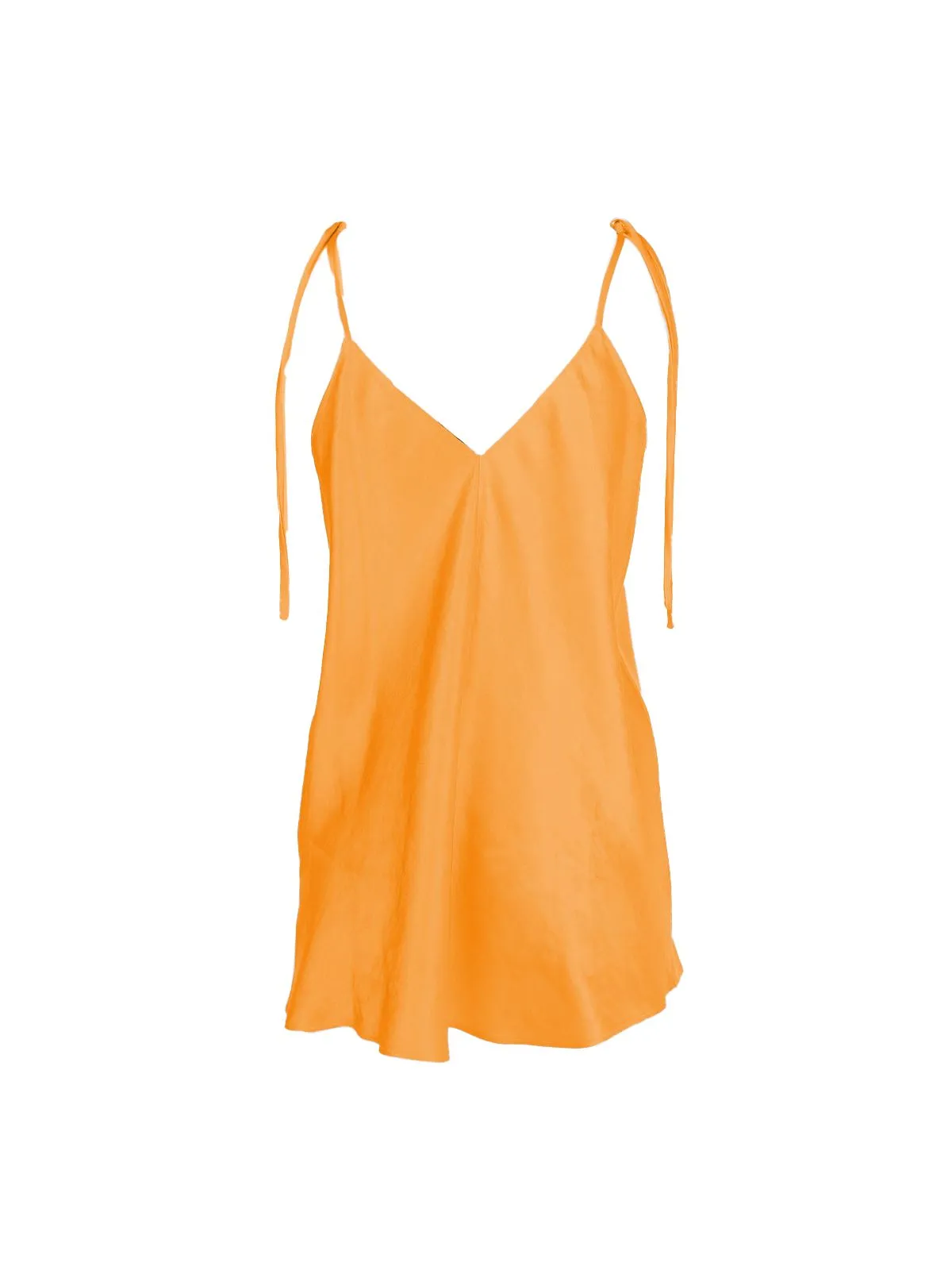 TOP BLURRED SATIN SENAPE SCOLLATO
