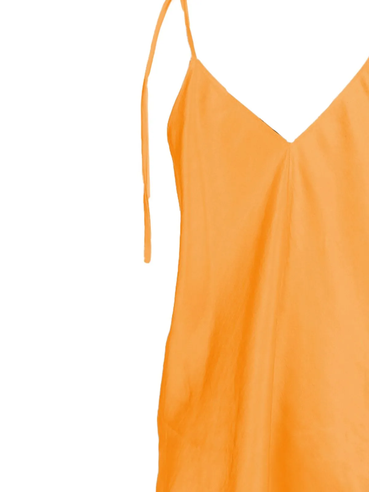 TOP BLURRED SATIN SENAPE SCOLLATO