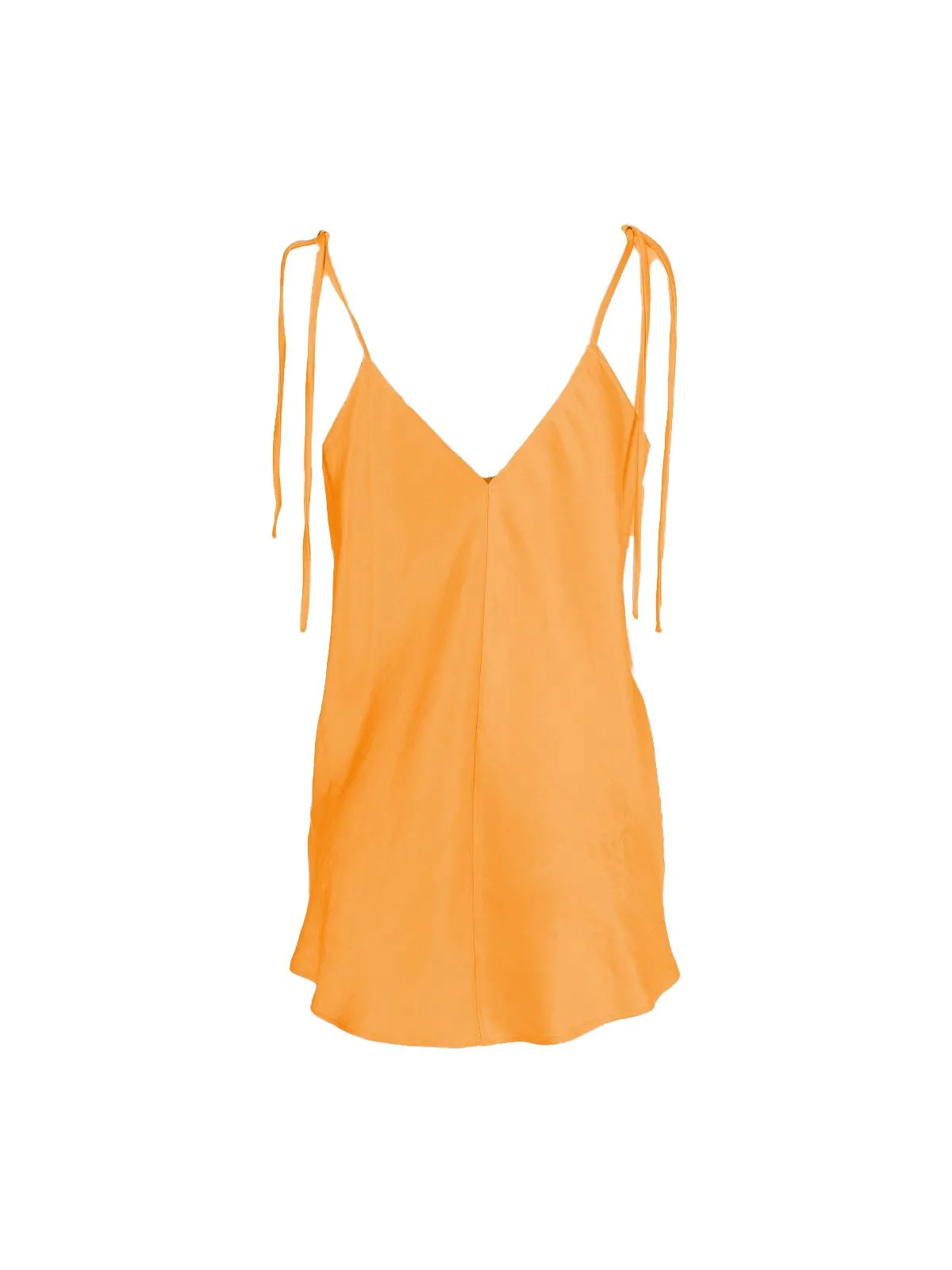 TOP BLURRED SATIN SENAPE SCOLLATO