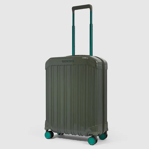 Trolley cabina PIQUADRO Rigido 4 Ruote Verde - BV4425PQLS3