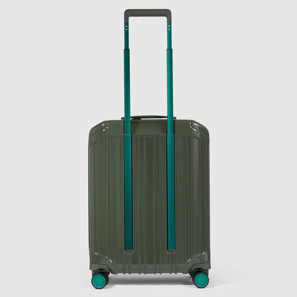 Trolley cabina PIQUADRO Rigido 4 Ruote Verde - BV4425PQLS3
