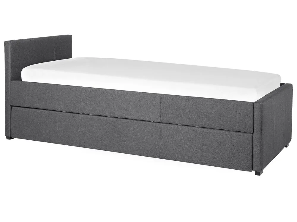 Trundle Bed Fabric MARMANDE 80 x 200 cm (EU Small Single) Dark Grey