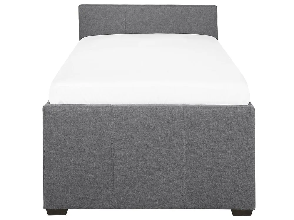 Trundle Bed Fabric MARMANDE 80 x 200 cm (EU Small Single) Dark Grey