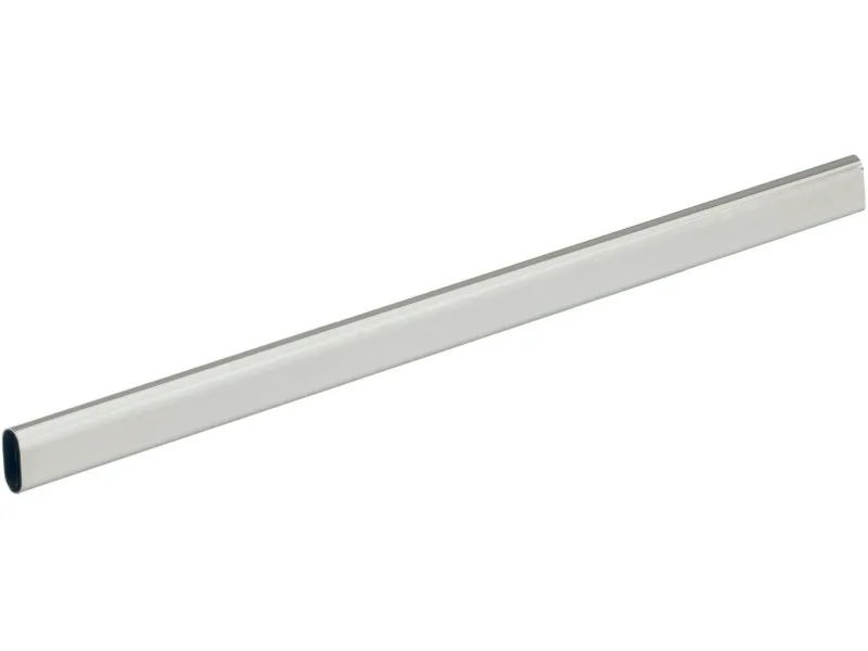 Tubo appendiabiti nichelato per armadio ovale 30/15x1000mm