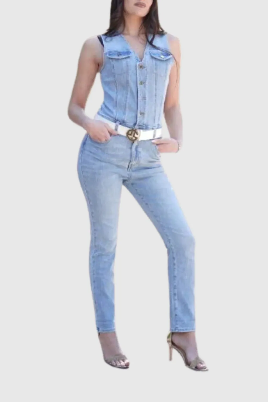 TUTA INTERA DENIM DONNA MET 168
