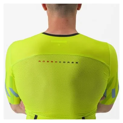 Tuta Tri a manica corta Castelli Free Sanremo 2 Giallo/Nero