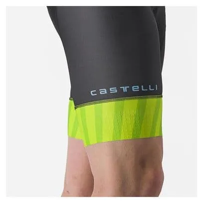 Tuta Tri a manica corta Castelli Free Sanremo 2 Giallo/Nero