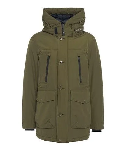 Woolrich Giubbotto Arctic Parka Evolution in Ramar Cloth Verde
