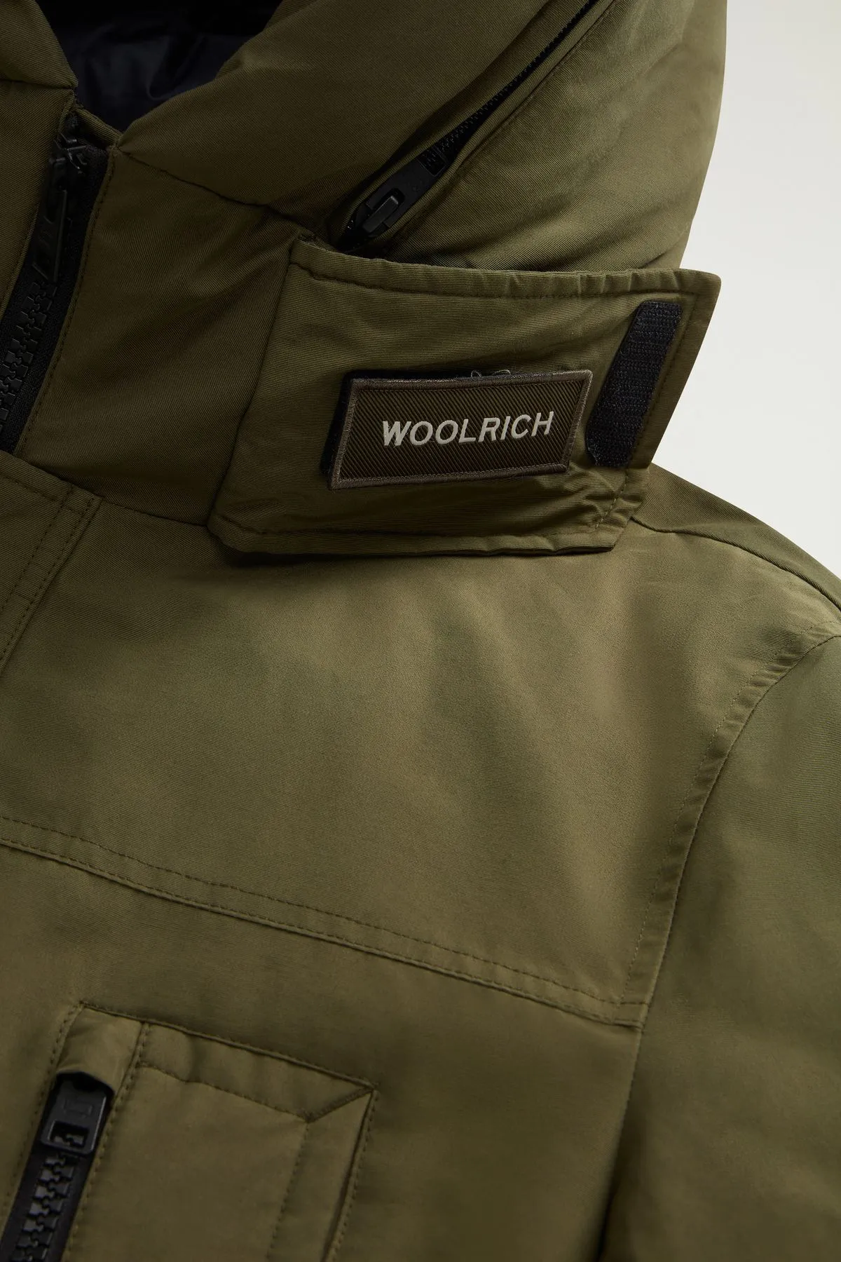 Woolrich Giubbotto Arctic Parka Evolution in Ramar Cloth Verde