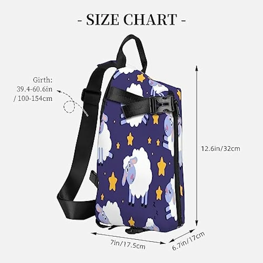 Zaino a tracolla con note musicali blu, antifurto, zaino a tracolla per sport all’aperto, viaggi, escursionismo, per uomini e do
