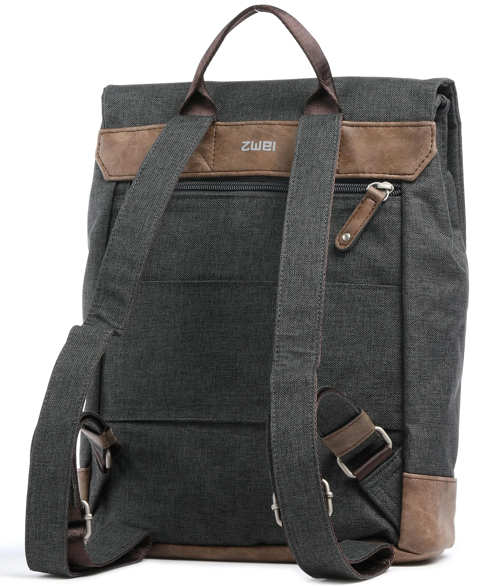  Zwei Olli Cycle OCR13 Borsa per portapacchi poliestere, pelle sintetica grigio scuro  